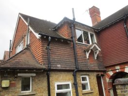 Valley Primary School - Case Study - School building roof showing condition issues prior to CIF-funded roof replacement and refurbishment project.