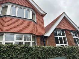 Refurbished school building with new red tiled roof completed under CIF-funded replacement project.